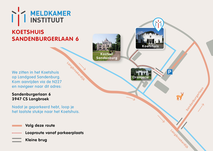 Routebeschrijving MKI via parkeerplaats 111740557976