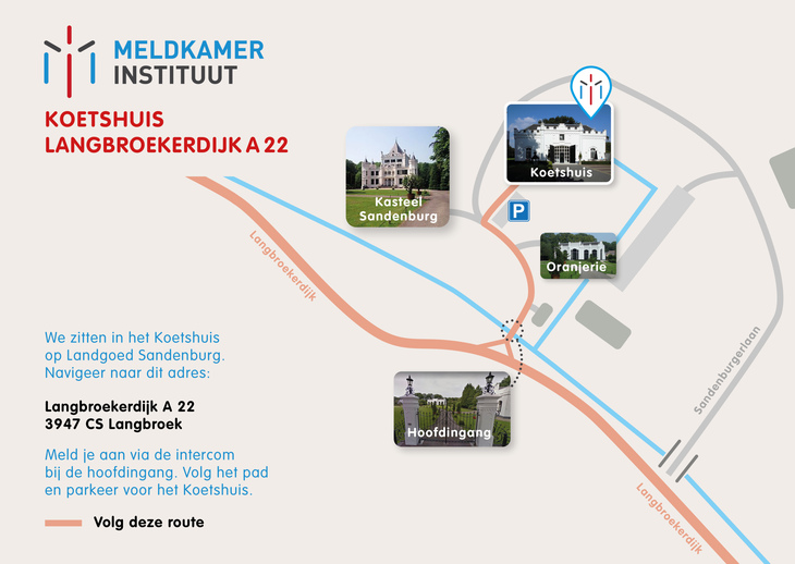 Routebeschrijving Meldkamerinstituut via hoofdpoort 111756985546