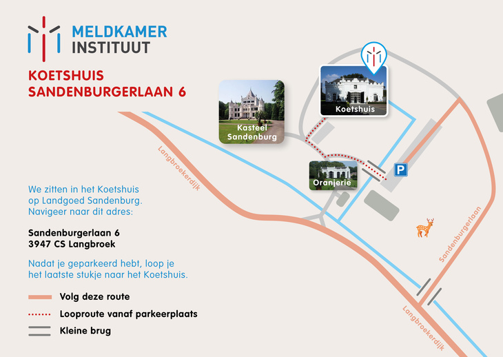 Routebeschrijving Meldkamerinstituut voor cursisten 111756985505